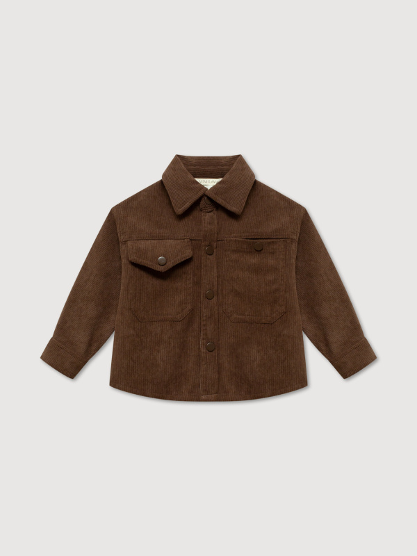 Вельветовая рубашка MIMILAV шоколад