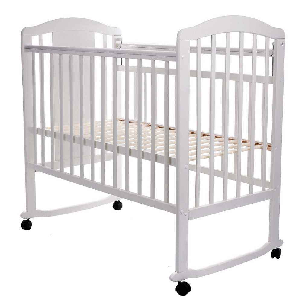 Кровать детская PITUSO Noli Жирафик колесо-качалка с наклад. опуск.планка Серый*