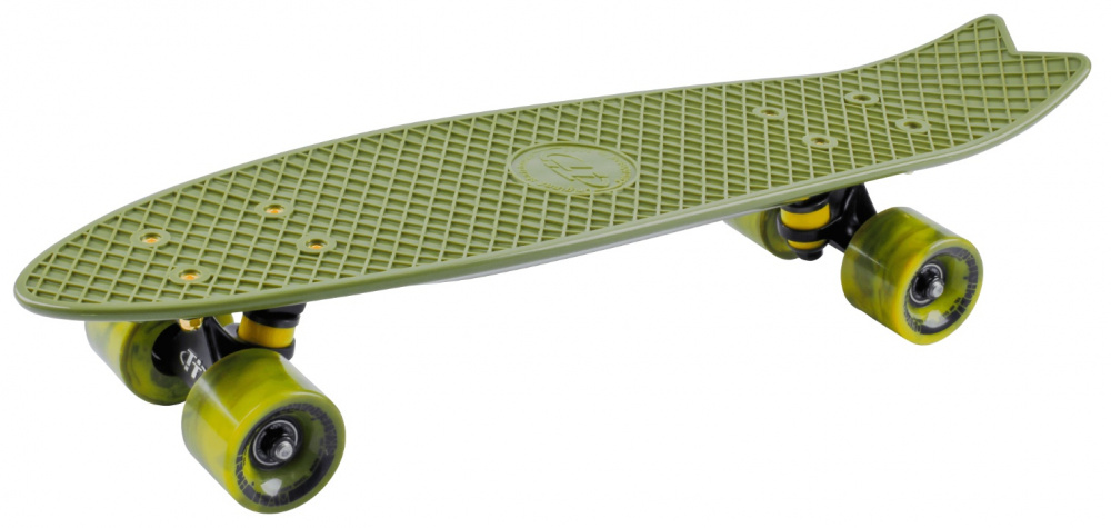 Скейтборд Fishboard 23 темно-зеленый TECH TEAM