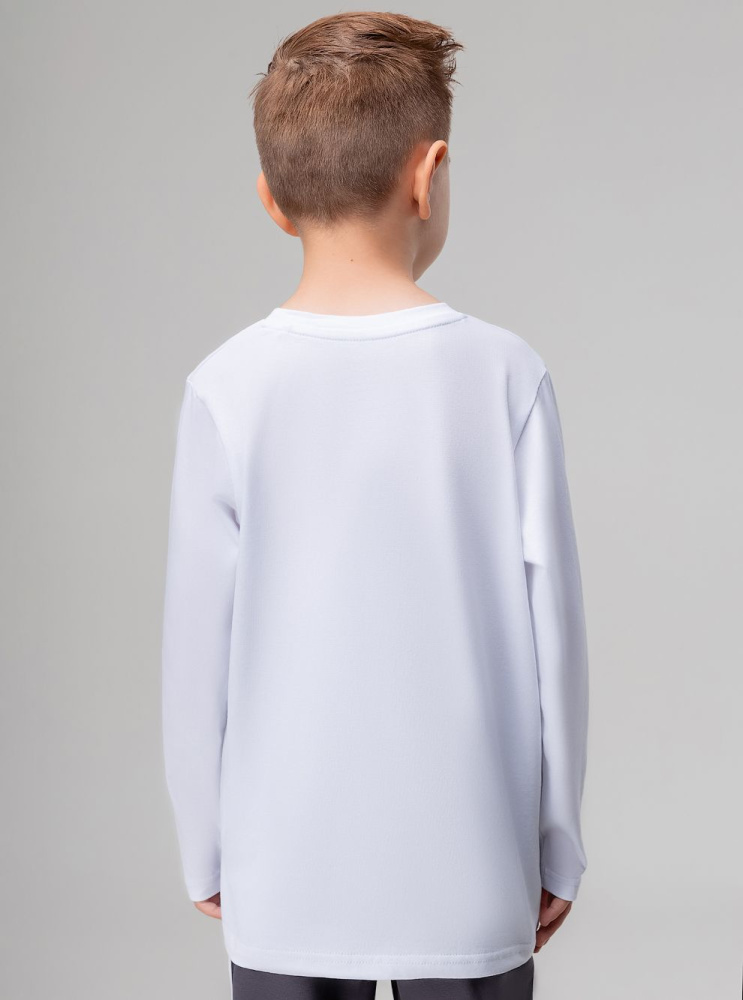 Лонгслив Bodo белый/синий