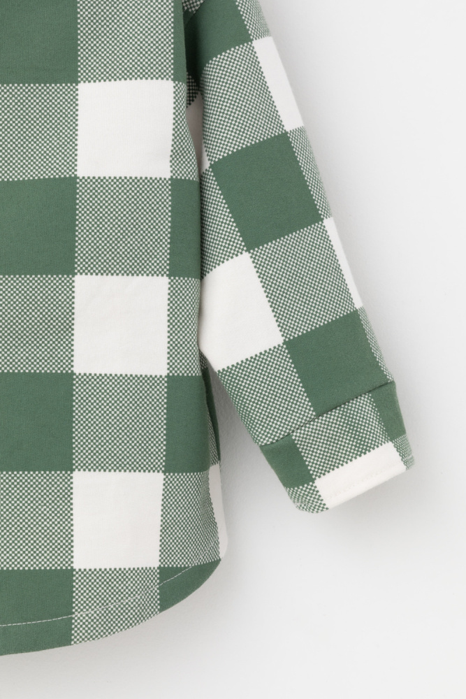 Жакет Crockid лесной мох, клетка виши к492