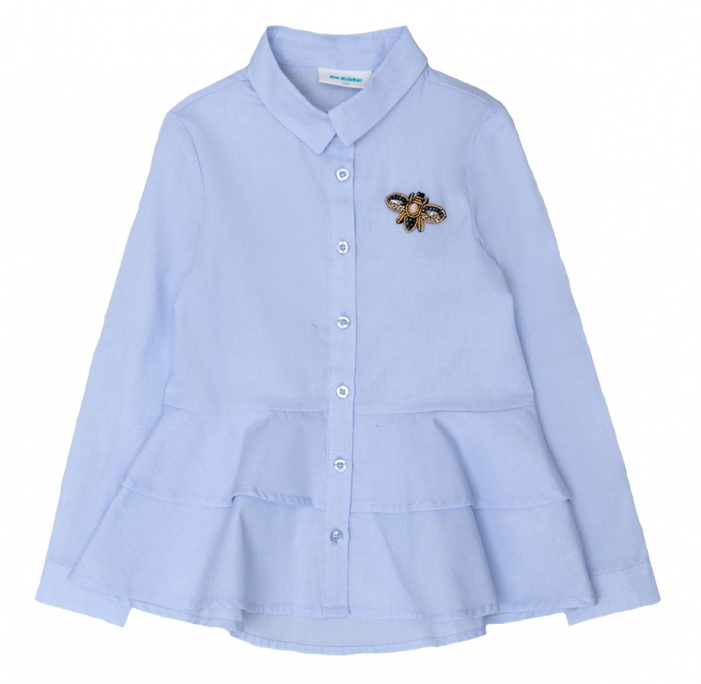Блузка с длинным рукавом для девочки Acoola Sydney голубой