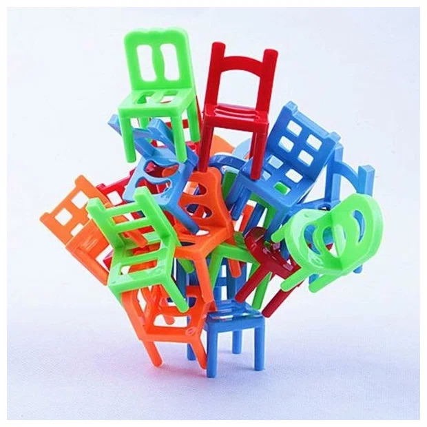 1toy ИГРОДРОМ Игра настольная Балансирующие стульчики