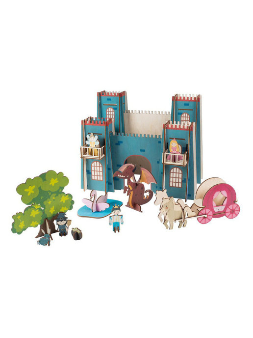 Конструктор деревянный Замок принцессы