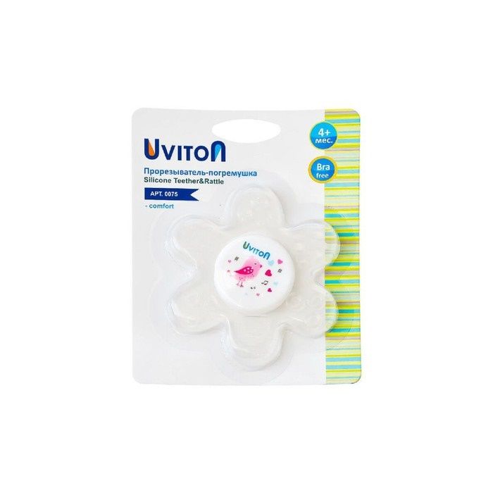 Прорезыватель-погремушка Цветочек Uviton