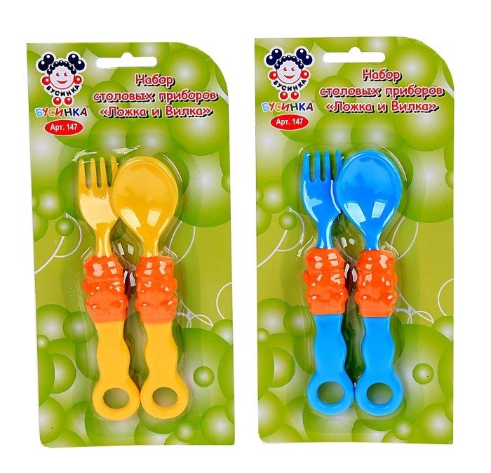 Ложка, вилка пластмассовые