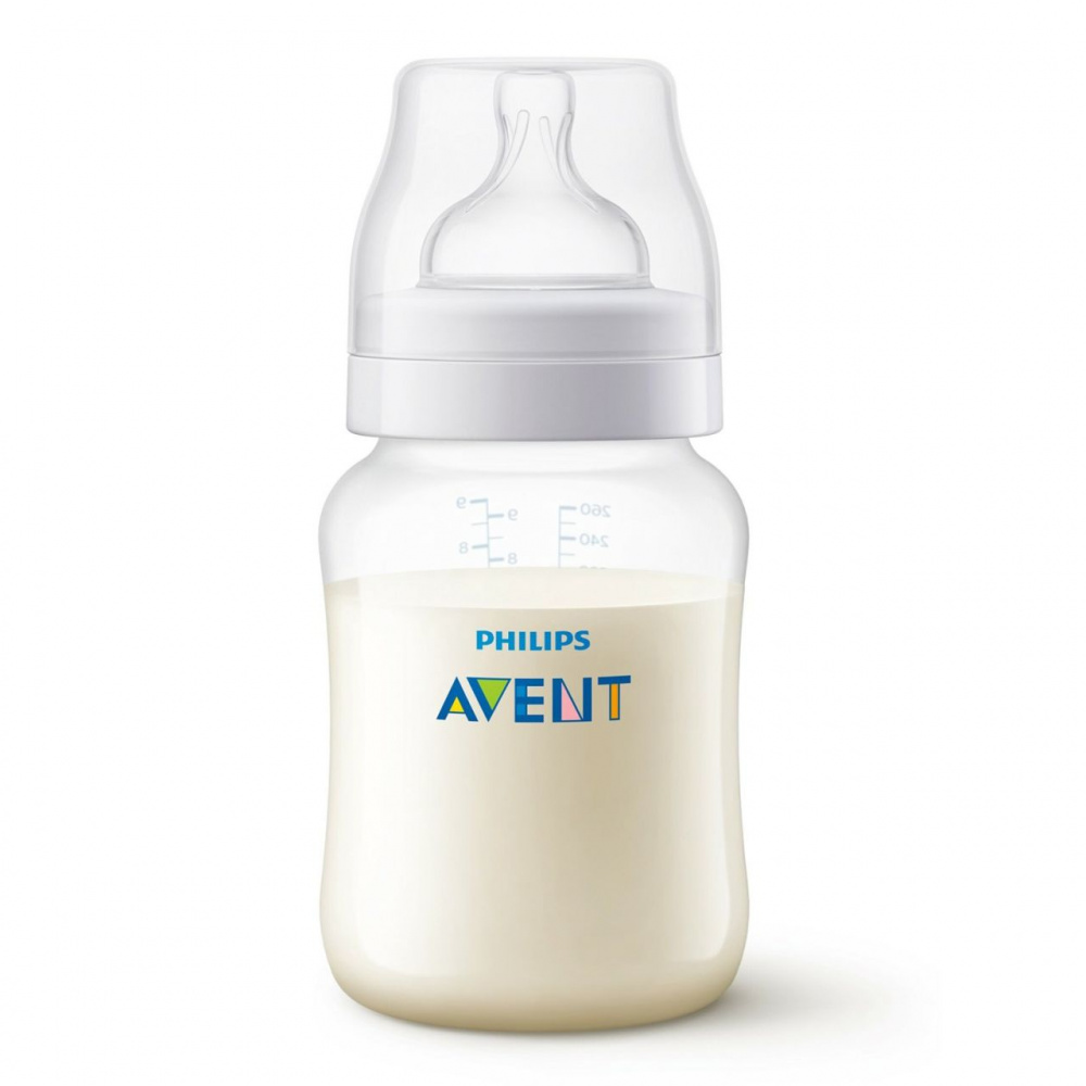 Бутылочка Anti-colic пластиковая 260 мл 1 месяц AVENT
