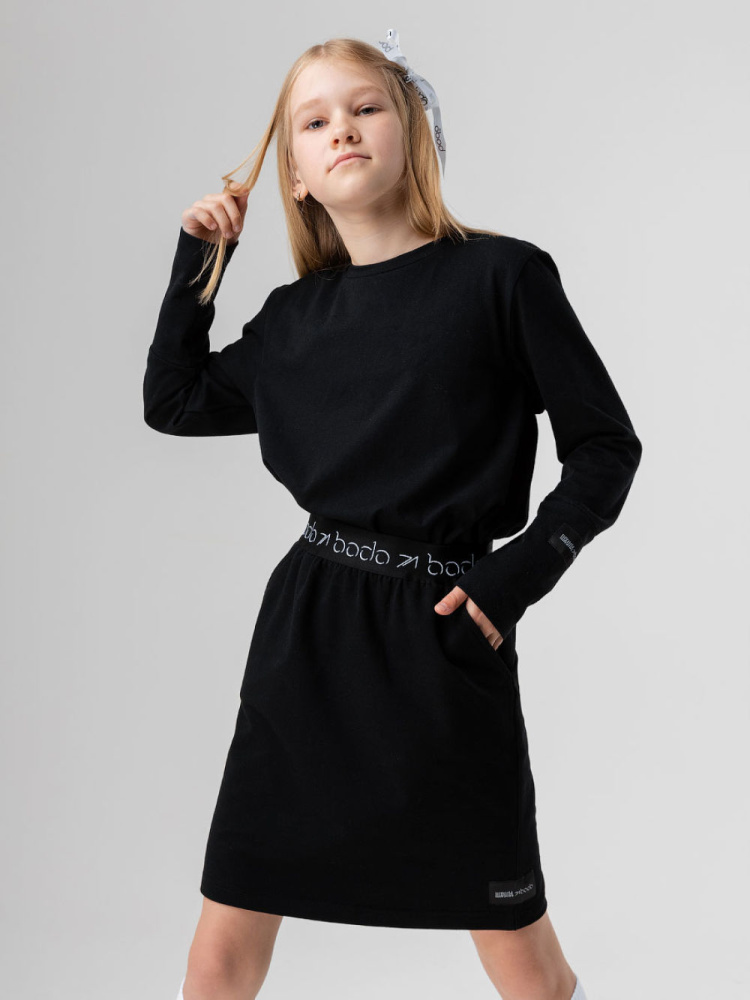 Лонгслив Bodo черный