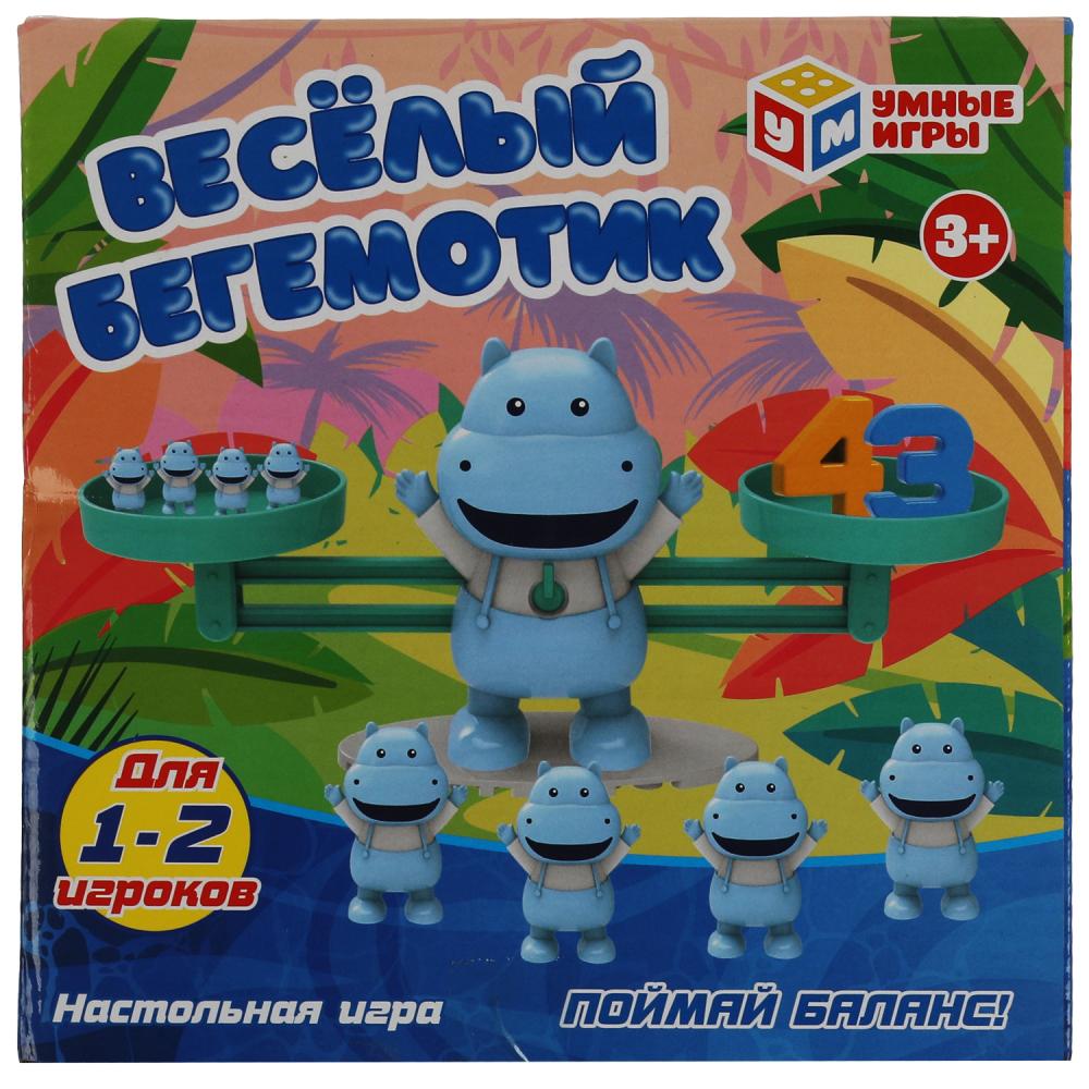 Настольная игра веселый бегемотик Умные игры 