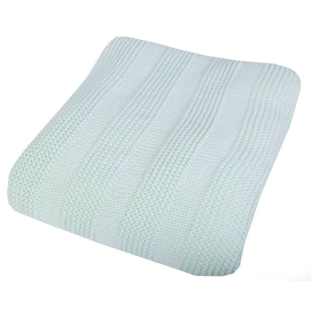 Плед вязанный 90 х 90 см Объемный на подкладке Babyedel