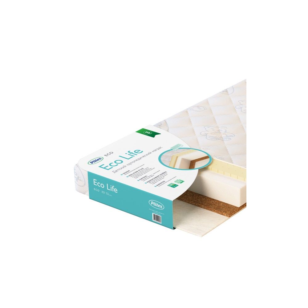 Матрас в кроватку ECO LIFE PLITEX 119х60х12см