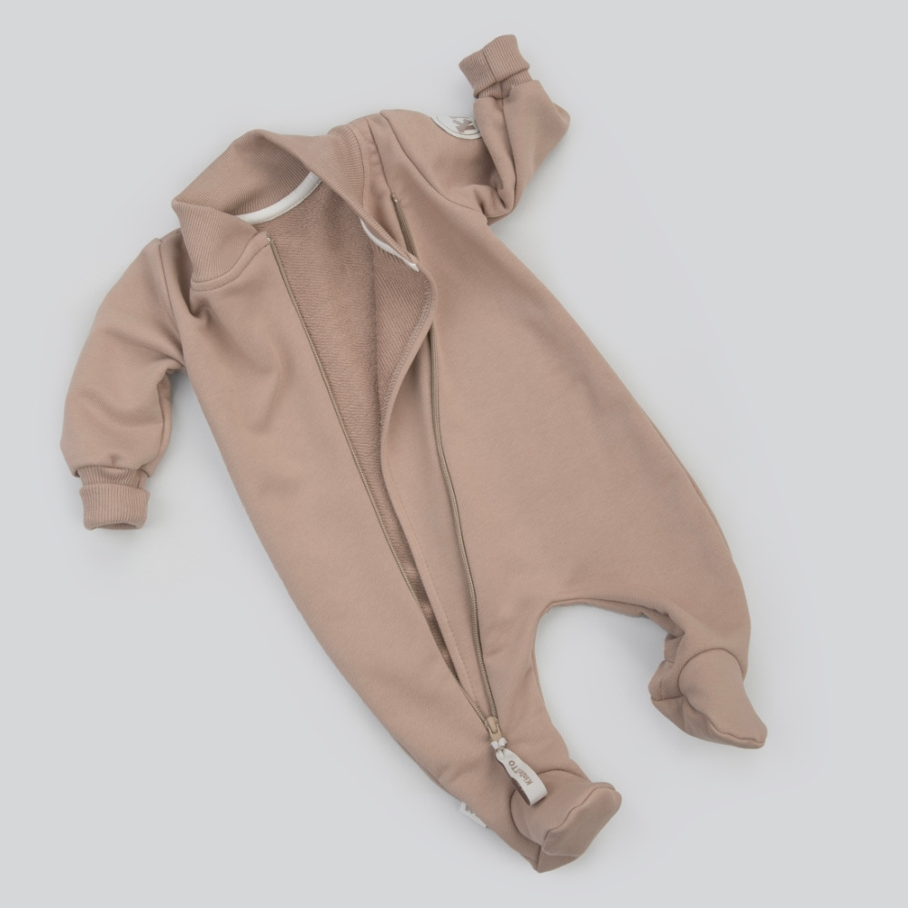 Комбинезон-поддева KiDi Topolino Лайт-1  футер бежевый