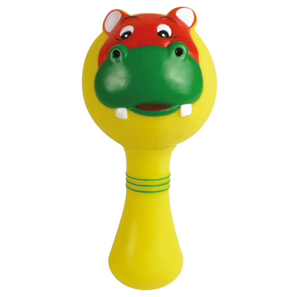 Игрушка-пищалка с ручкой Бегемот Camera