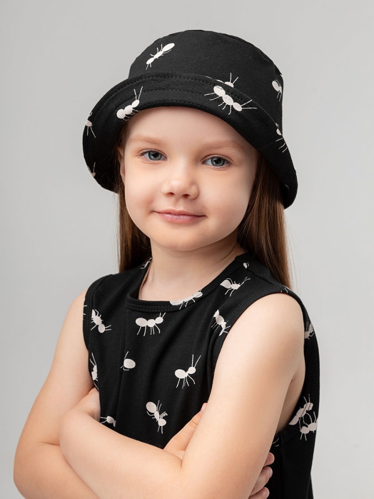 Панама Bodo черный/экрю