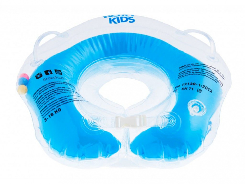 Круг на шею для купания малышей Flipper Roxy Kids голубой