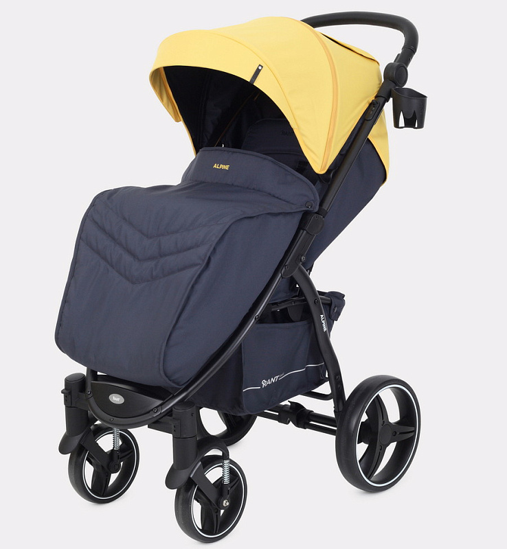 Коляска прогулочная RANT basic ALPINE (Yellow) Желтый