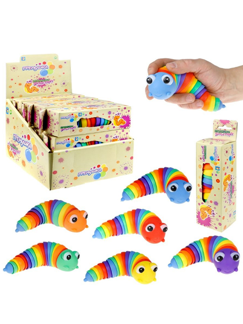 Гремушка гусеница 1TOY