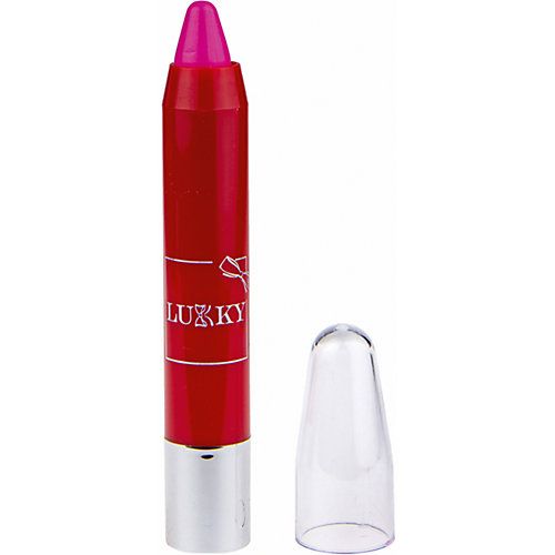 Помада-карандаш для губ Lukky ярко-розовый
