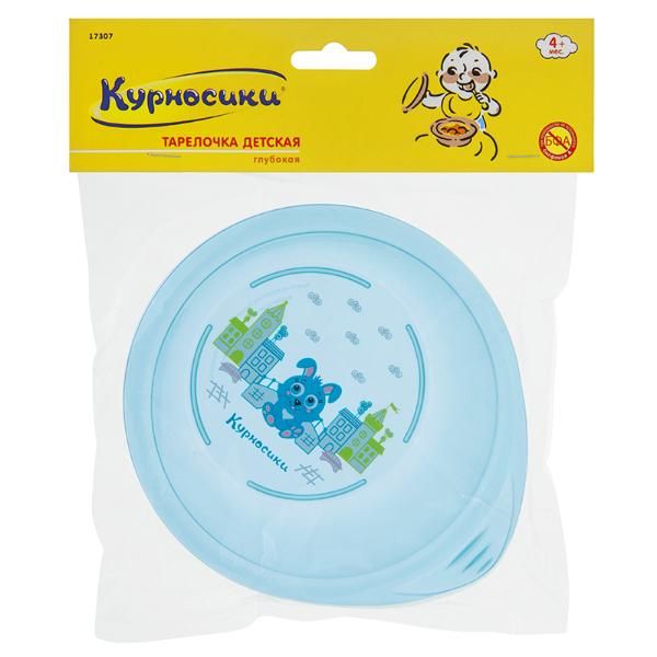Тарелка детская глубокая  Курносики