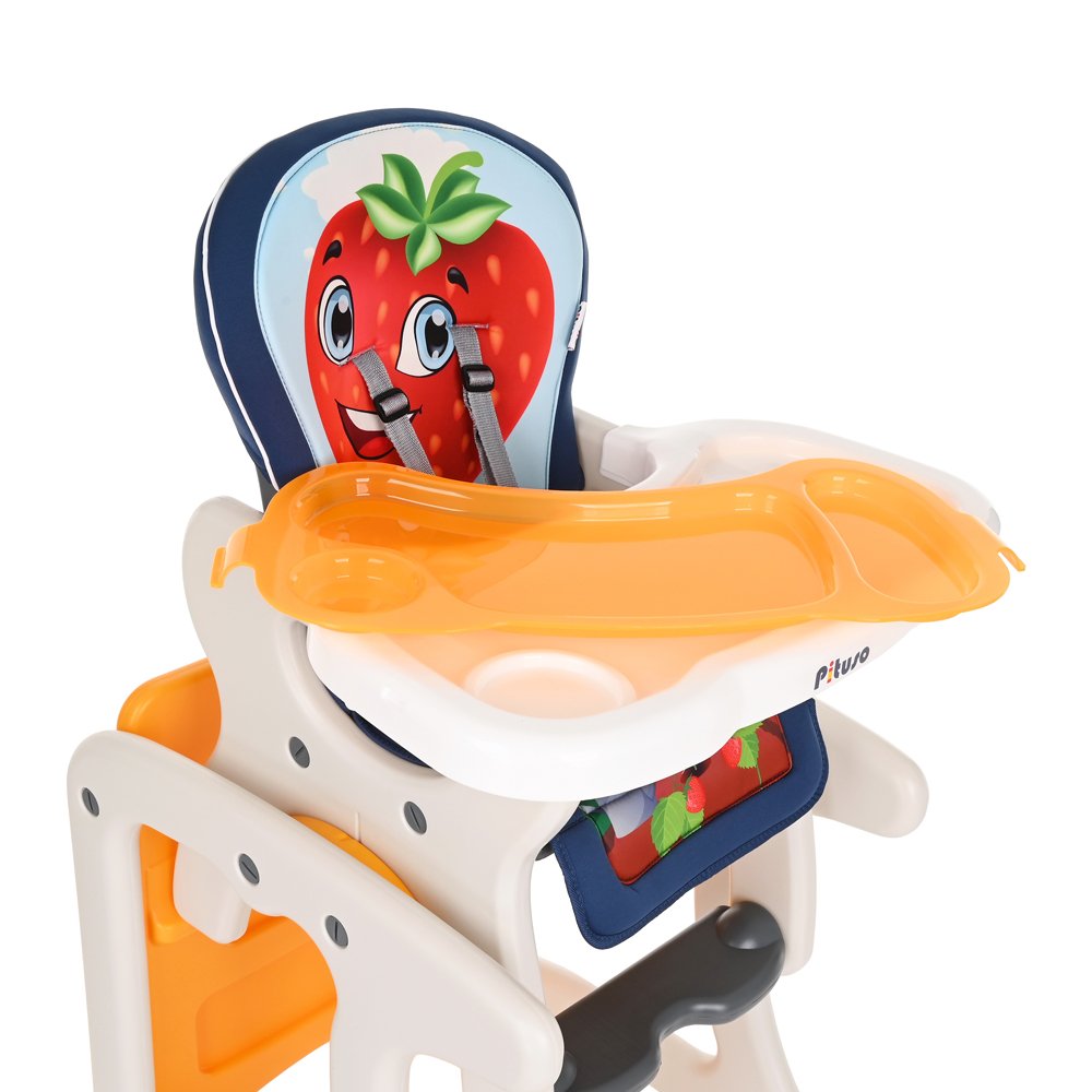 Стул-трансформер PITUSO Carlo Srawberry/Клубничка (Оранжевый)