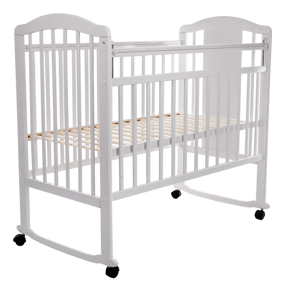 Кровать детская PITUSO Noli Жирафик колесо-качалка с наклад. опуск.планка Серый*