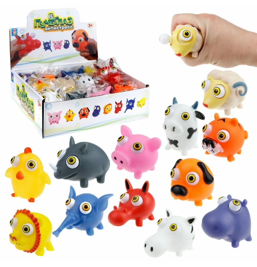 Жмяка Животные мини 1TOY