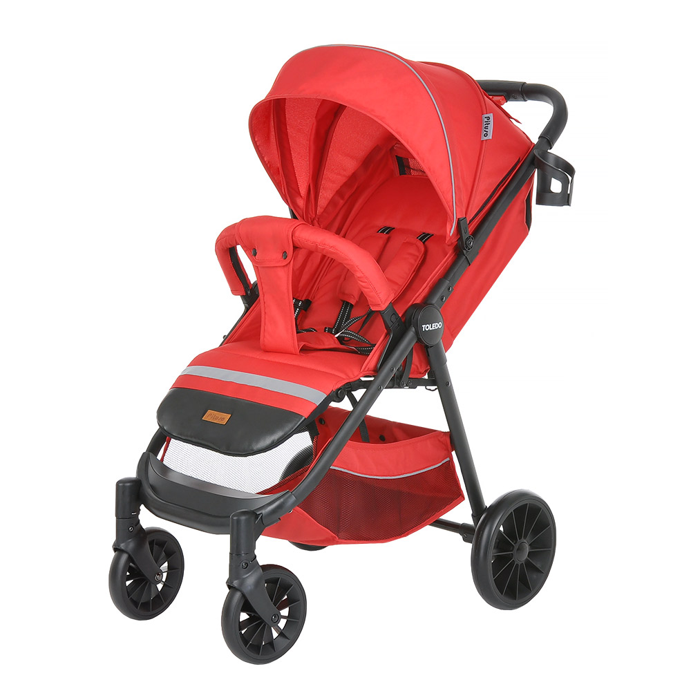 Коляска детская PITUSO TOLEDO (прогулочная), Red/Красный*