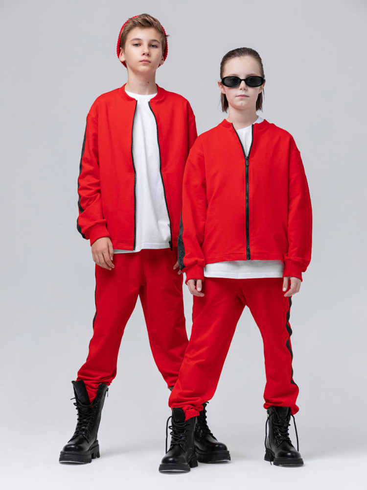 Толстовка + брюки Bodo красный