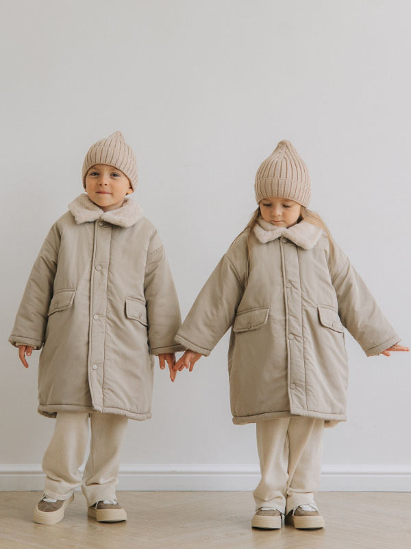 Куртка удлиненная MIMILAV бежевый