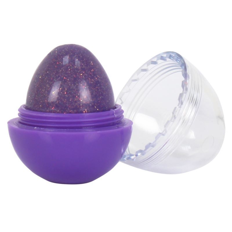 Бальзам для губ яйцо фиолетовый восторг с ароматом винограда Lukky