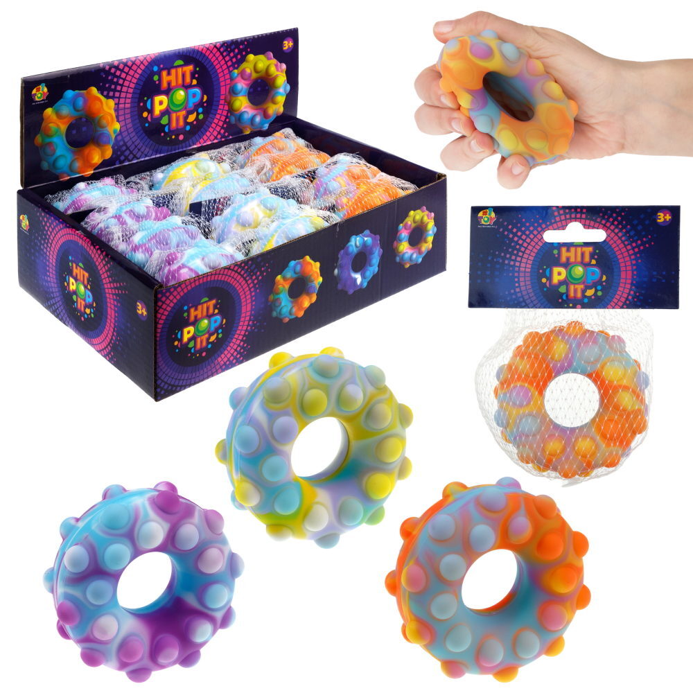 Жмяка Hit Pop It "Пончик" 1Toy