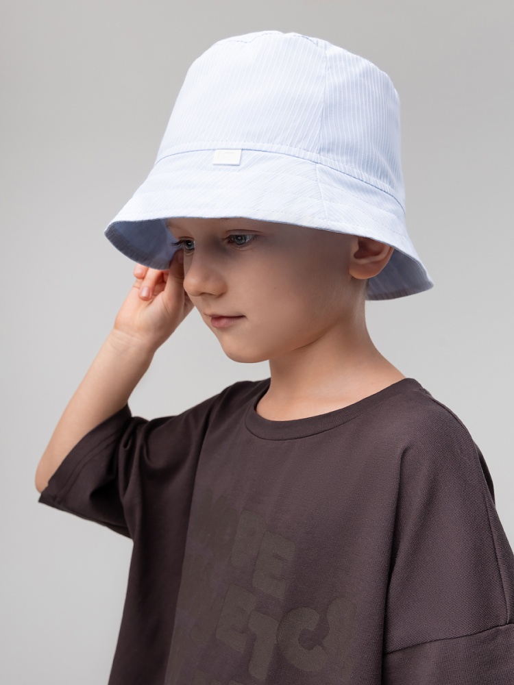 Панама Bodo голубой/белый