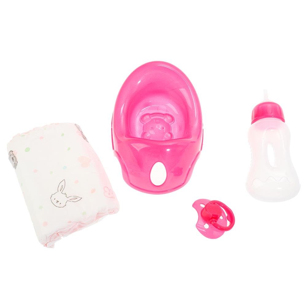 Пупс озвуч 35см, Шаинский музыка пьет, писает, закр. глазки, 4 акс, 2000 слов КАРАПУЗ